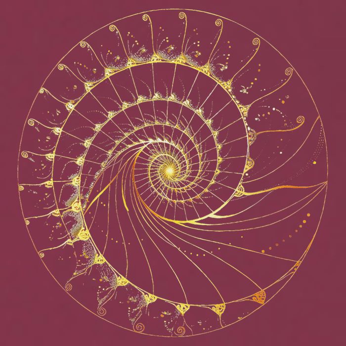 Fibonacci Spiral Ratio Mathematicians Sacred Geometry 16oz Travel Tumbler