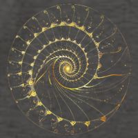 Fibonacci Spiral Ratio Mathematicians Sacred Geometry Vector Backpack