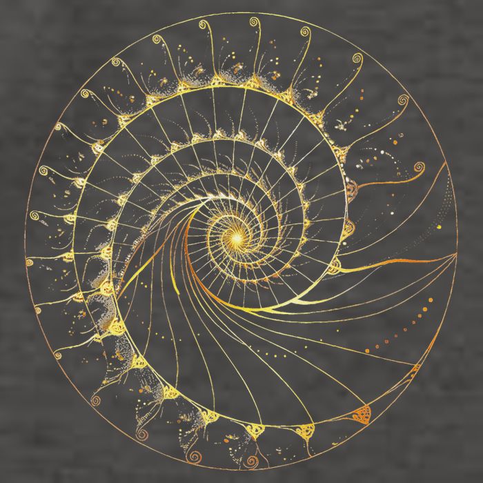 Fibonacci Spiral Ratio Mathematicians Sacred Geometry Vector Backpack