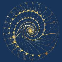 Fibonacci Spiral Ratio Mathematicians Sacred Geometry Infant Baby Jersey Bodysuit