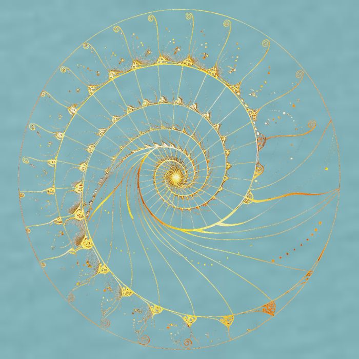 Fibonacci Spiral Ratio Mathematicians Sacred Geometry Sueded Cloud Jersey T-Shirt