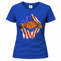 Funny Super Rehabilitation Nurse Hero Job Gift Women's T-Shirt