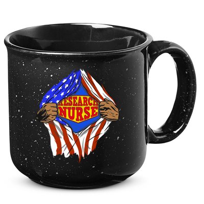 Funny Super Research Nurse Hero Job Funny Gift 15oz Campfire Ceramic Mug