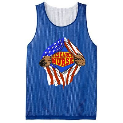 Funny Super Research Nurse Hero Job Funny Gift Mesh Reversible Basketball Jersey Tank