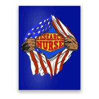 Funny Super Research Nurse Hero Job Funny Gift Poster