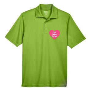 Funny Sobriety Recovery Aa Na Gift Still Sober Bitches Meaningful Gift Men's Origin Performance Pique Polo