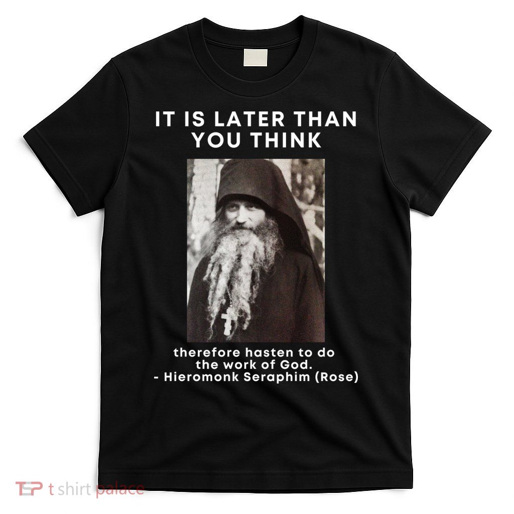 Fr Seraphim Rose Eastern Orthodox Christian T-Shirt