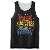 Free Societies Read Freely Reading Book I Read Banned Books Mesh Reversible Basketball Jersey Tank