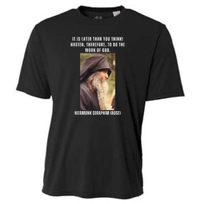 Fr Seraphim Rose Eastern Orthodox Christian Cooling Performance Crew T-Shirt