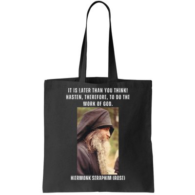 Fr Seraphim Rose Eastern Orthodox Christian Tote Bag