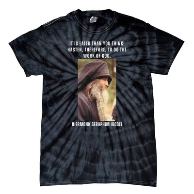 Fr Seraphim Rose Eastern Orthodox Christian Tie-Dye T-Shirt