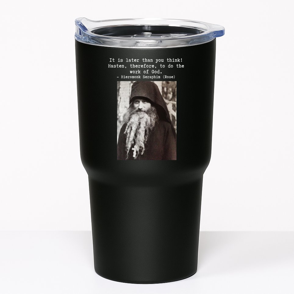 Father Seraphim Rose Orthodox Gift Tumbler