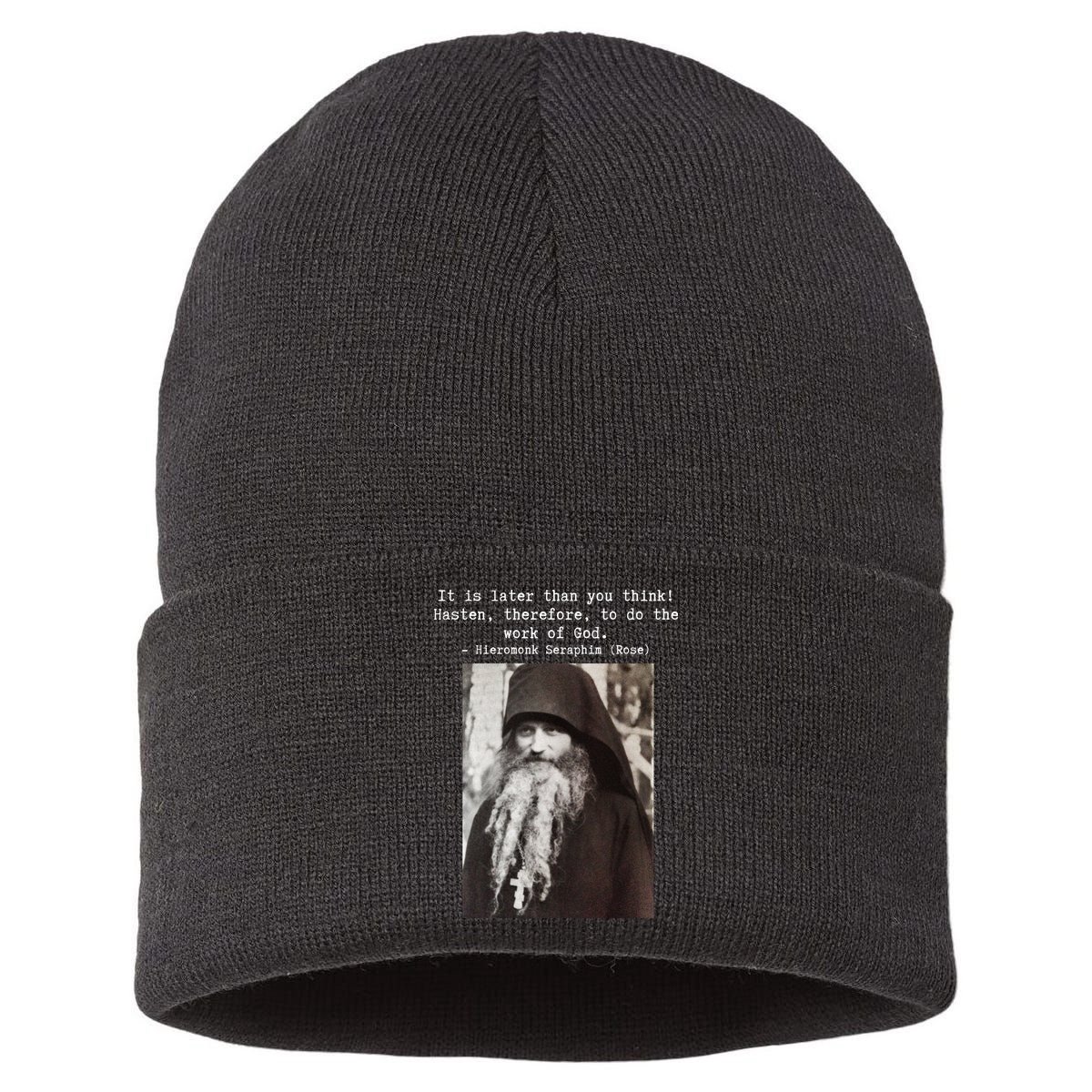 Father Seraphim Rose Orthodox Gift Sustainable Knit Beanie