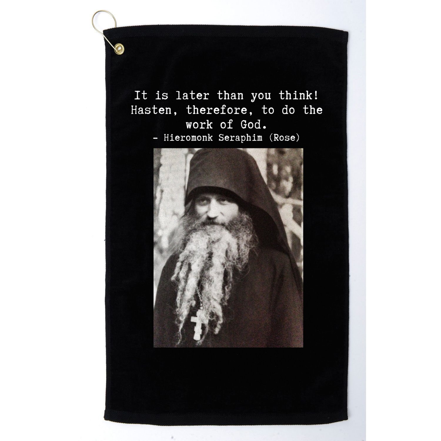 Father Seraphim Rose Orthodox Gift Golf Towel
