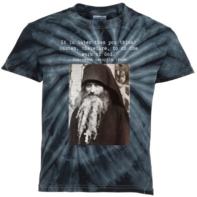 Father Seraphim Rose Orthodox Gift Kids Tie-Dye T-Shirt