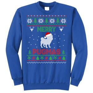 Funny Santa Reindeer Pug Xmas Ugly Christmas Merry Pugmas Gift Sweatshirt