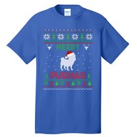 Funny Santa Reindeer Pug Xmas Ugly Christmas Merry Pugmas Gift Tall T-Shirt