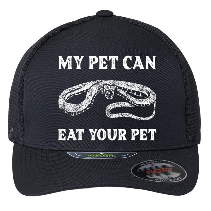 Funny Snake Reptile Lover Men Women Boy Girl Cobra Python Flexfit Unipanel Trucker Cap