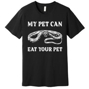 Funny Snake Reptile Lover Men Women Boy Girl Cobra Python Premium T-Shirt