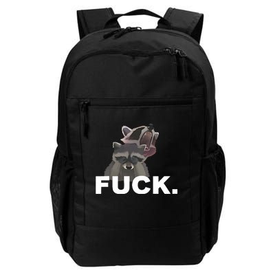 Fuck Sad Raccoon Daily Commute Backpack