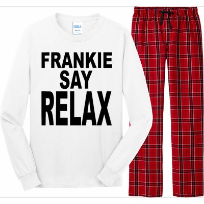 Frankie Say Relax Funny 80S Music Long Sleeve Pajama Set