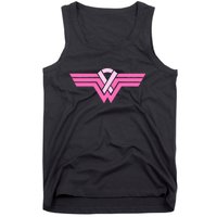 Funny Superhero Ribbon Breast Cancer Awareness Tank Top