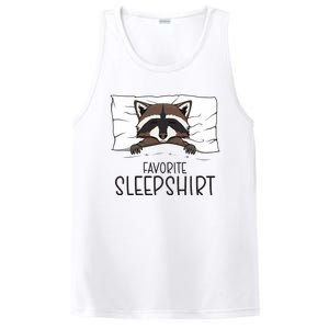 Favorite Sleepshirt Racoon Napping Raccoon Pajama PosiCharge Competitor Tank