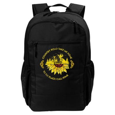 Farm Sunflower Road Take Me Home Country  Farmer Backpack