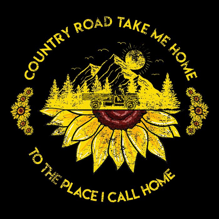 Farm Sunflower Road Take Me Home Country  Farmer Backpack
