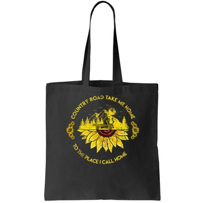 Farm Sunflower Road Take Me Home Country  Farmer Bag