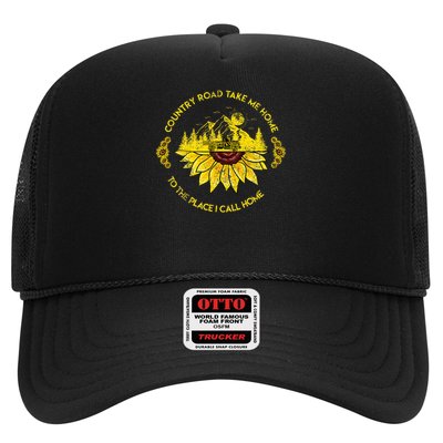 Farm Sunflower Road Take Me Home Country  Farmer Hat
