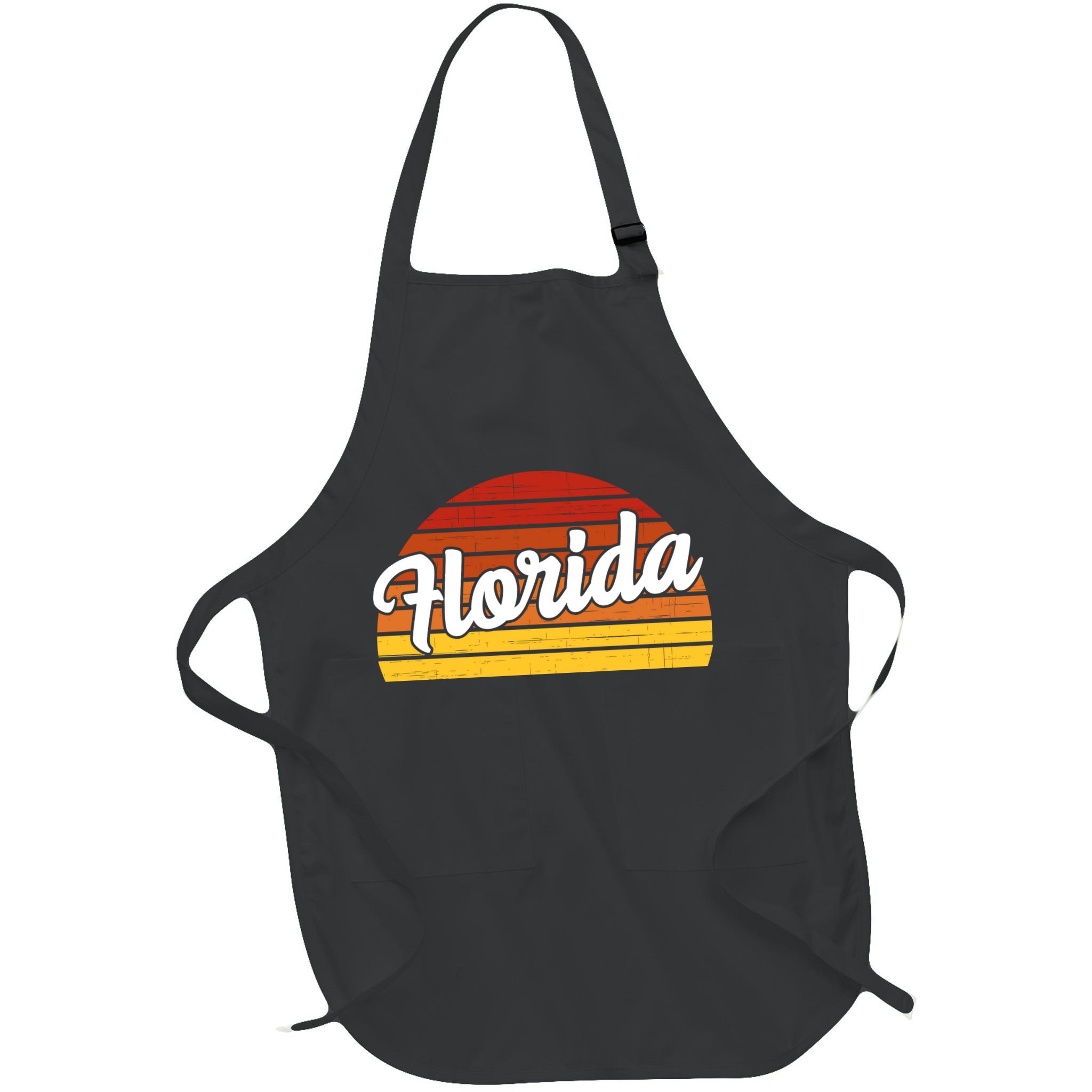 Florida Sunset Retro Vintage Apron