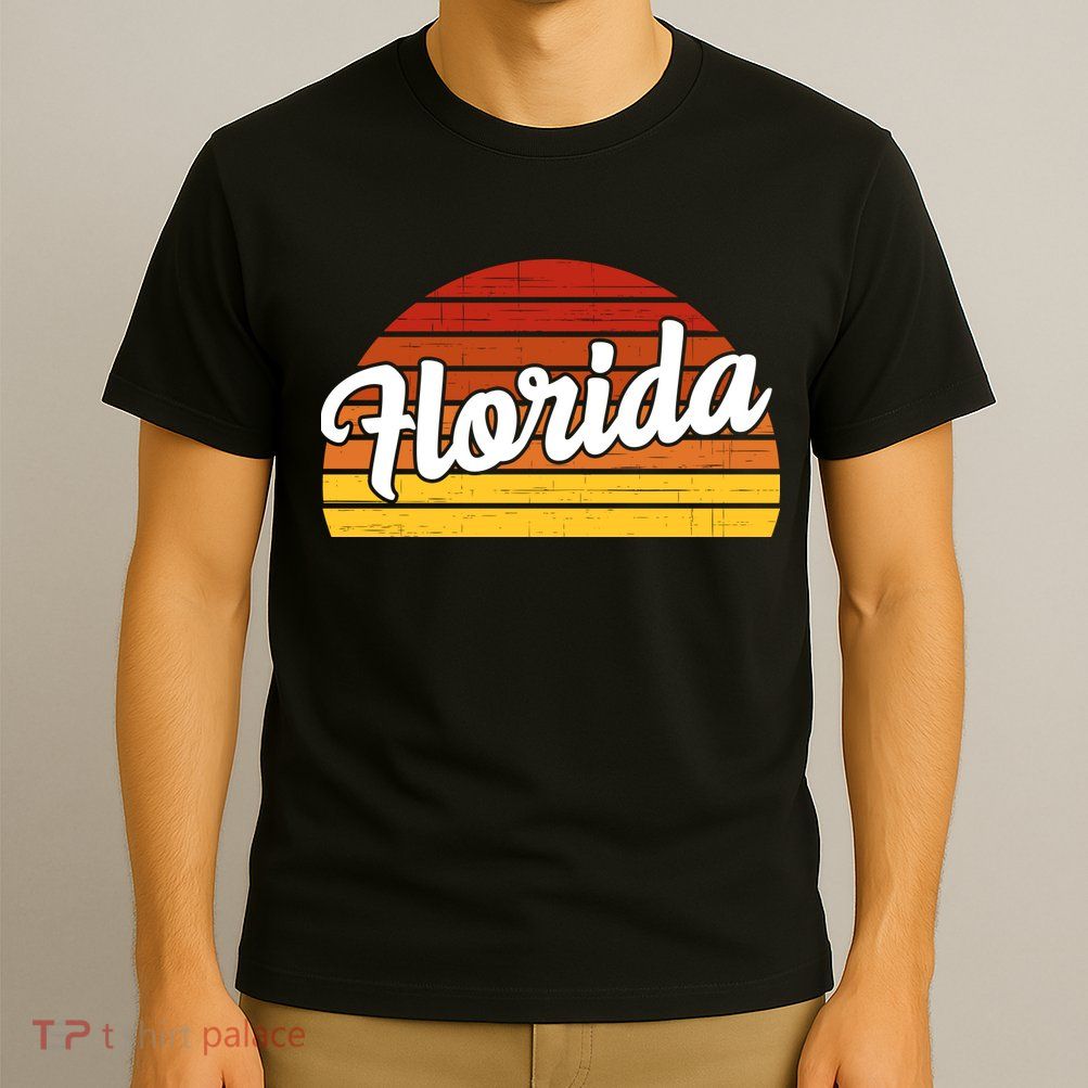 Florida Sunset Retro Vintage T-Shirt