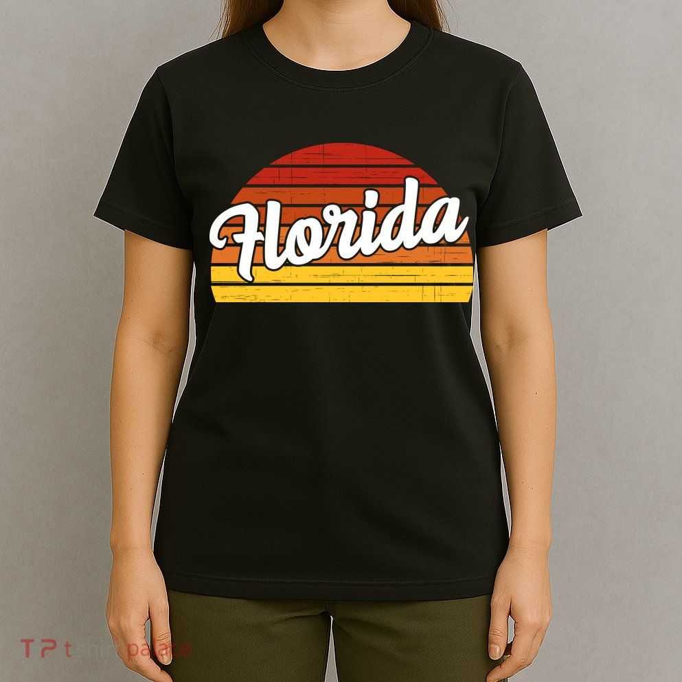 Florida Sunset Retro Vintage T-Shirt