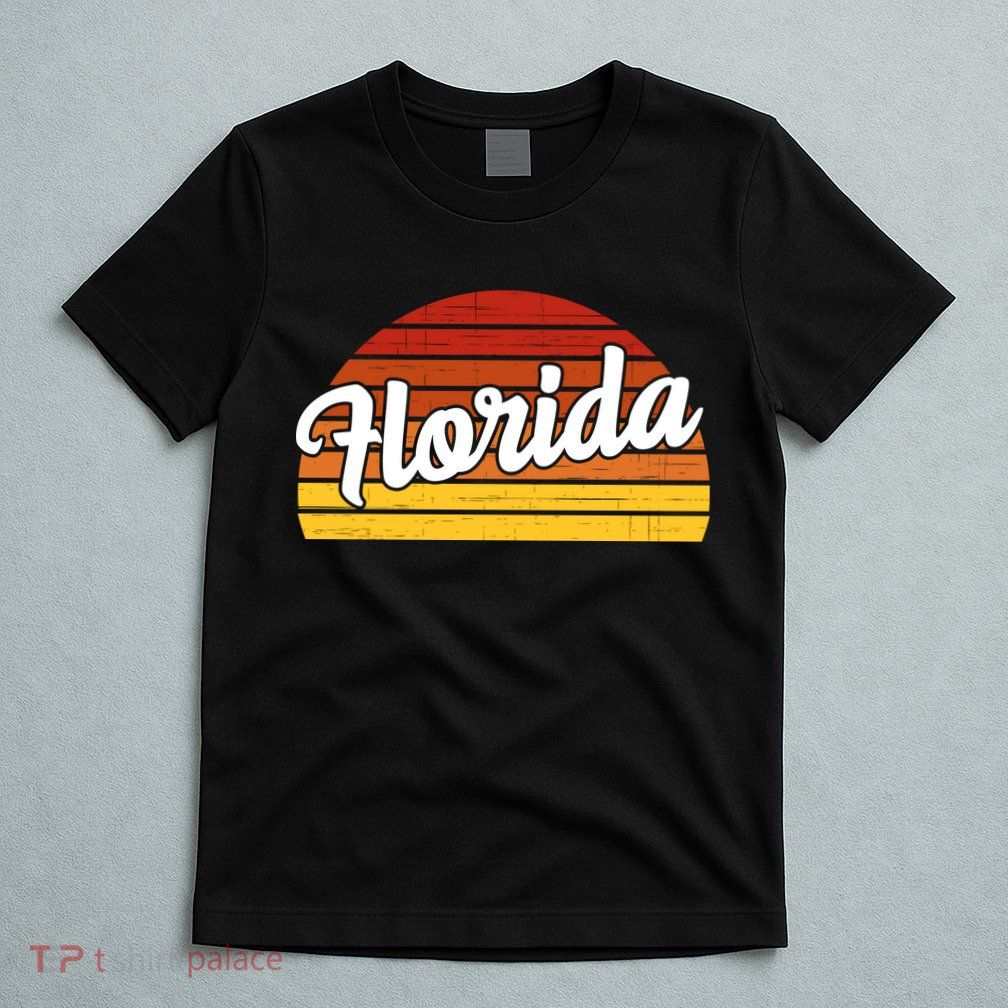 Florida Sunset Retro Vintage T-Shirt