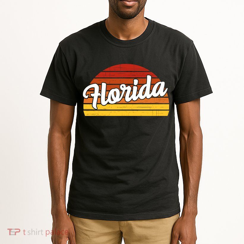Florida Sunset Retro Vintage Tall T-Shirt