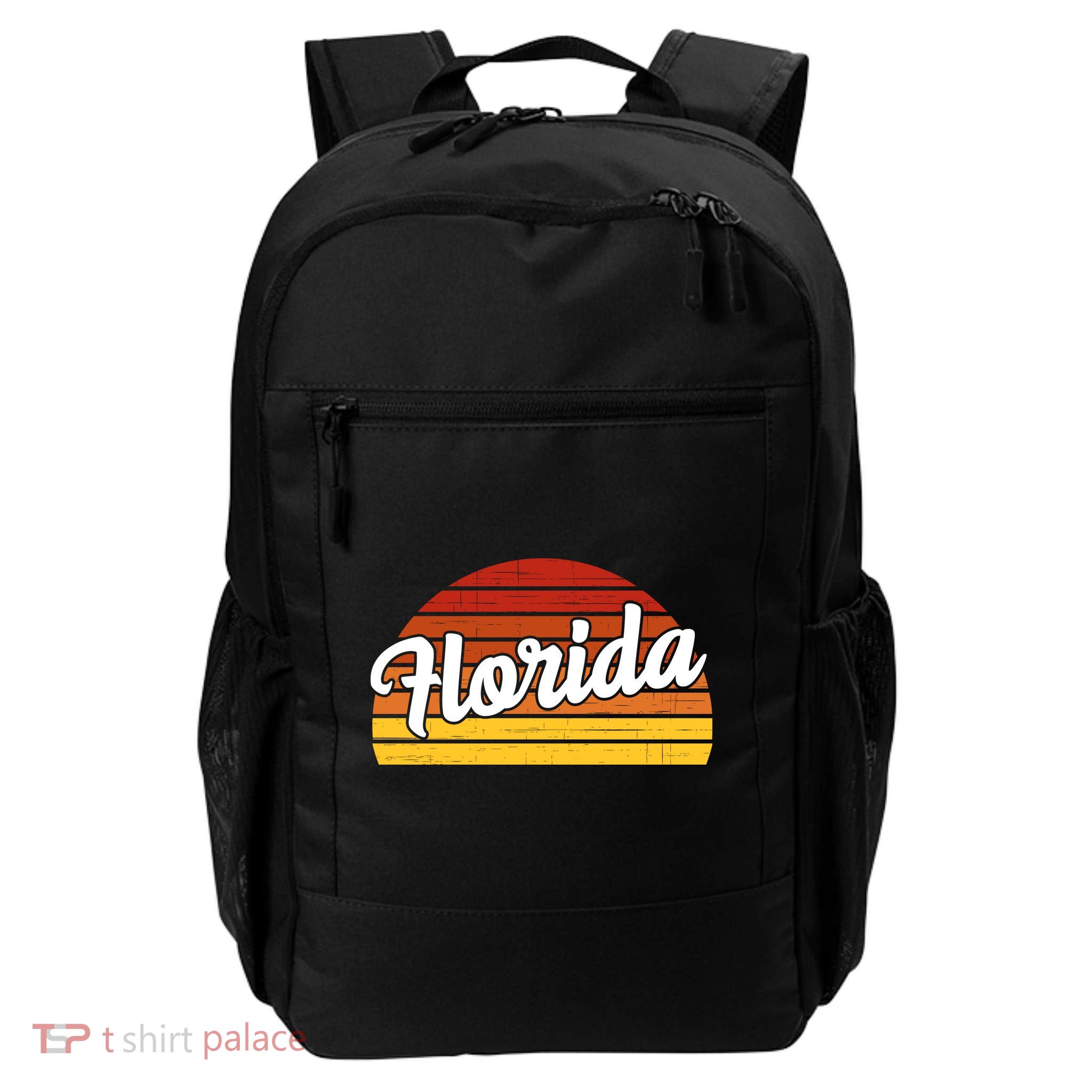 Florida Sunset Retro Vintage Backpack