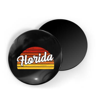 Florida Sunset Retro Vintage Magnet