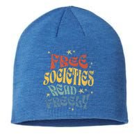 Free Societies Read Freely Reading book I read banned books Sustainable Beanie