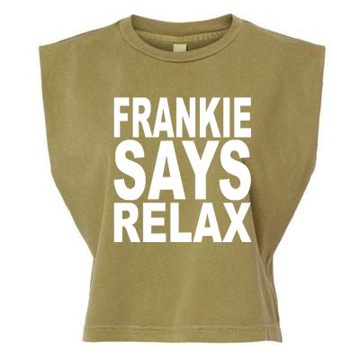 FRANKIE SAYS RELAX Garment-Dyed Women's Muscle Tee