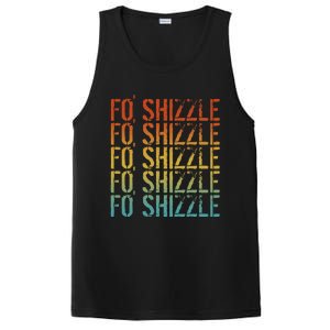 Fo Shizzle Retro Funny Sarcastic Gangster Rap Fo Shizzle PosiCharge Competitor Tank