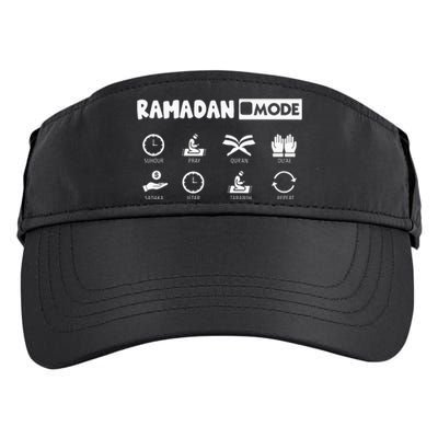 Fasting Salat Ramadan Mode Mubarak Kareem Adult Drive Performance Visor