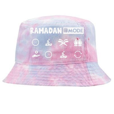 Fasting Salat Ramadan Mode Mubarak Kareem Tie-Dyed Bucket Hat