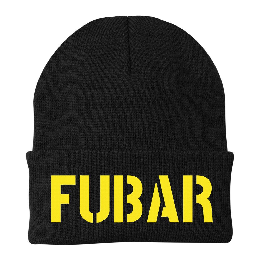 FUBAR SNAFU RTFM JFGI  For Funny Acronyms Beanie
