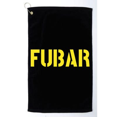 FUBAR SNAFU RTFM JFGI  For Funny Acronyms Golf Towel