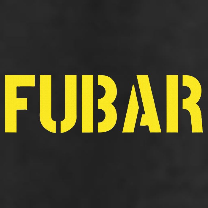FUBAR SNAFU RTFM JFGI  For Funny Acronyms Golf Towel