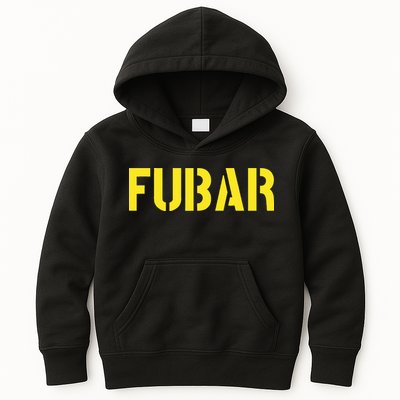 FUBAR SNAFU RTFM JFGI  For Funny Acronyms Kids Hoodie