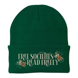 Free Societies Read Freely Read Banned Books Librarians Knit Cap Winter Beanie