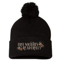 Free Societies Read Freely Read Banned Books Librarians Pom Pom 12in Knit Beanie