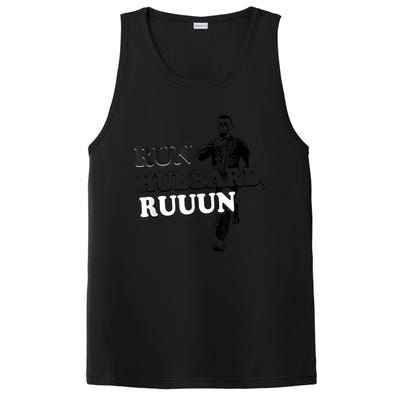 Funny Sarcastic Run Hubbard Run Saying Women Design PosiCharge Competitor Tank